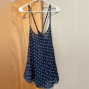 Abercrombie & Fitch polka dot tank top- size large